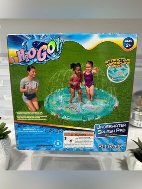 H2O GO Bestway Underwater Splash Pad - Teal/Green